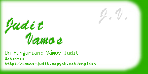 judit vamos business card