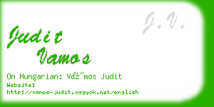 judit vamos business card